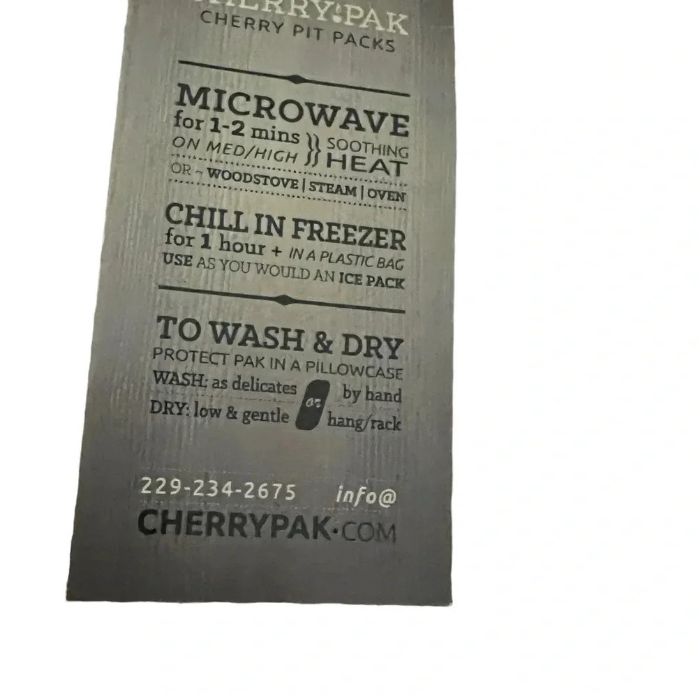 Cherry‎ Pak Microwavable Hot Cold Pillow - Picture 2 of 5